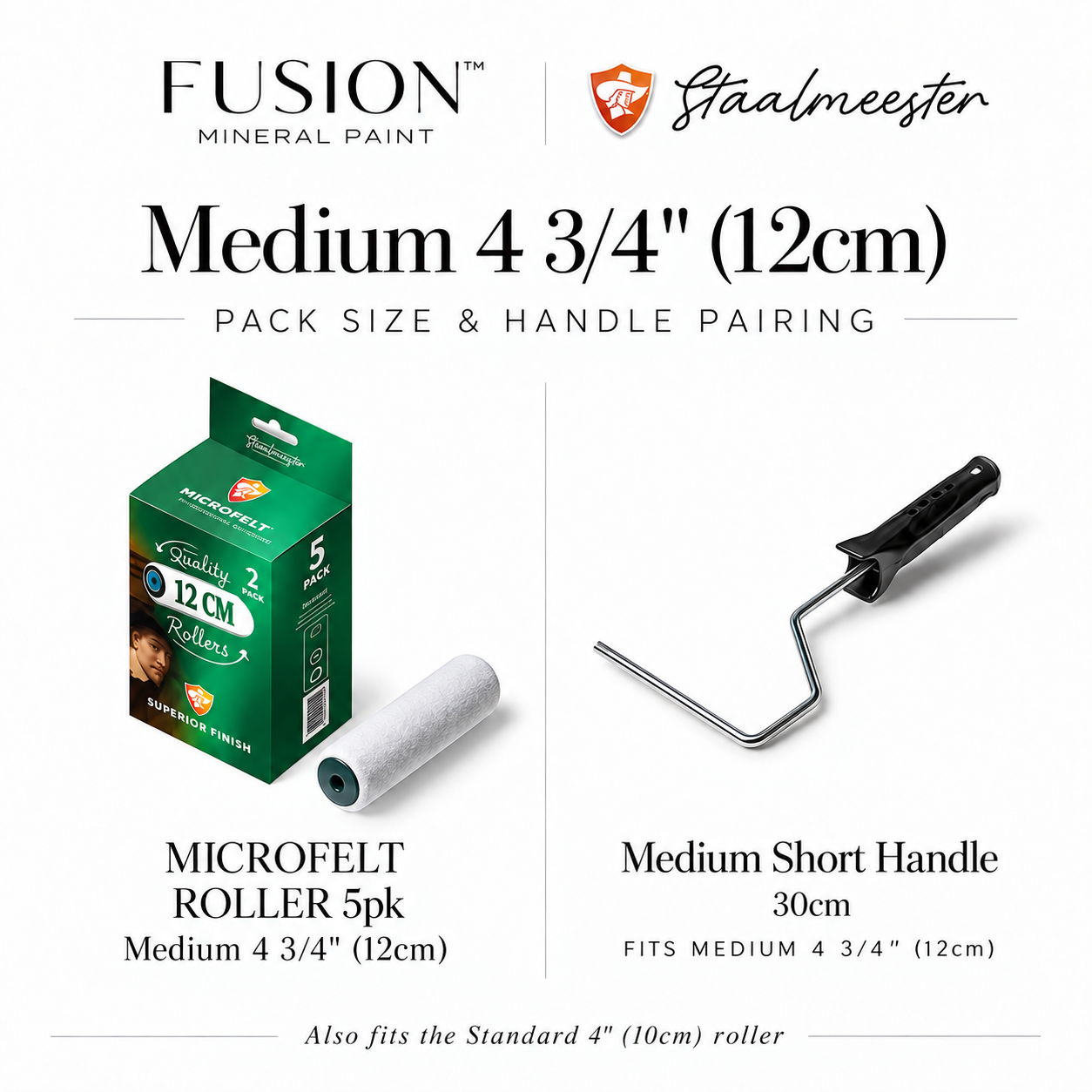 Staalmeester® Microfelt Roller