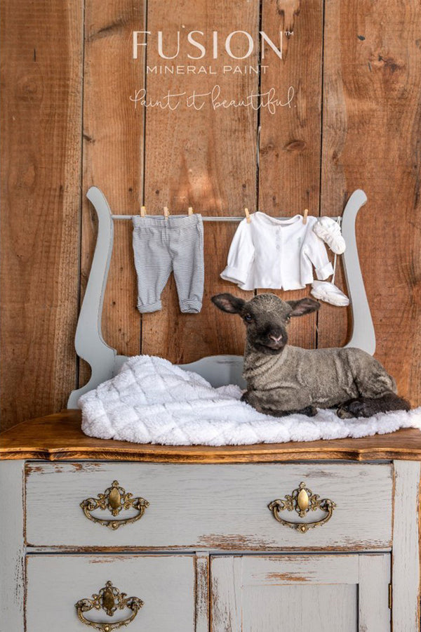 Little Lamb Fusion Mineral Painted Dresser • Robyn's Southern Nest
