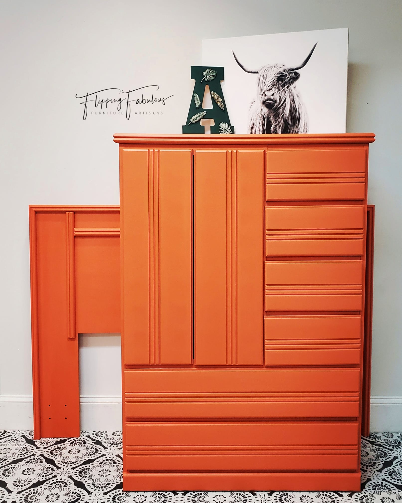 Tuscan Orange Fusion Mineral Paint @ The Painted Heirloom
