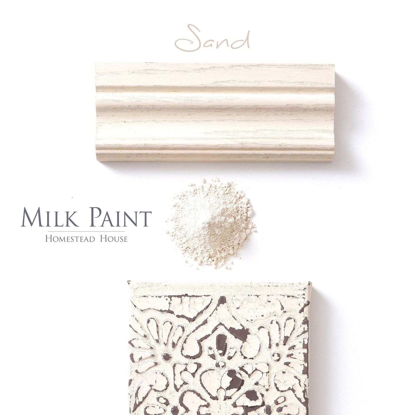 Milk Paint from Homestead House in Sand - A soft light beige colour. | homesteadhouse.ca
