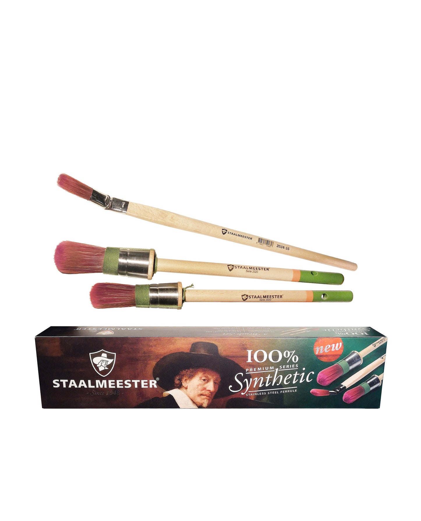 Staalmeester® ProHybrid Series Gift Box (3 Brushes)