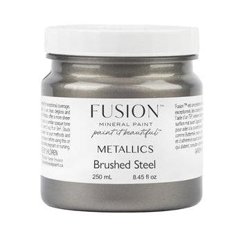 Brushed Steel Metallic Paint