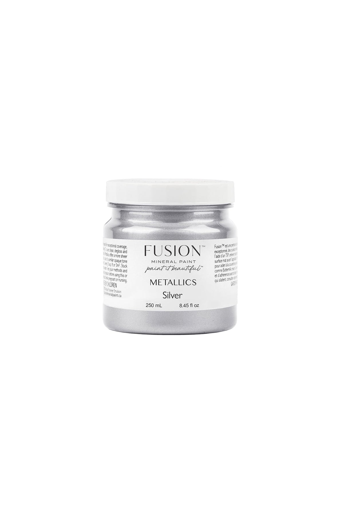 Silver Metallic Paint Fusion Mineral Paint